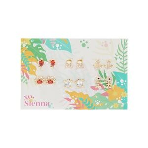 XO Sienna Under the Sea Stud Earring Set Nautical Earrings 6 Pairs Fun Playful
